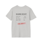 Reading Receipt Backprint T-shirt
