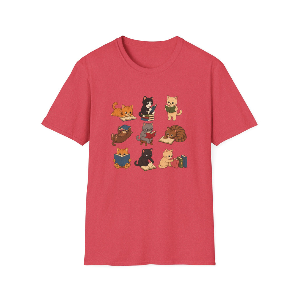 Graphical Design: Reading Cat  T-shirt