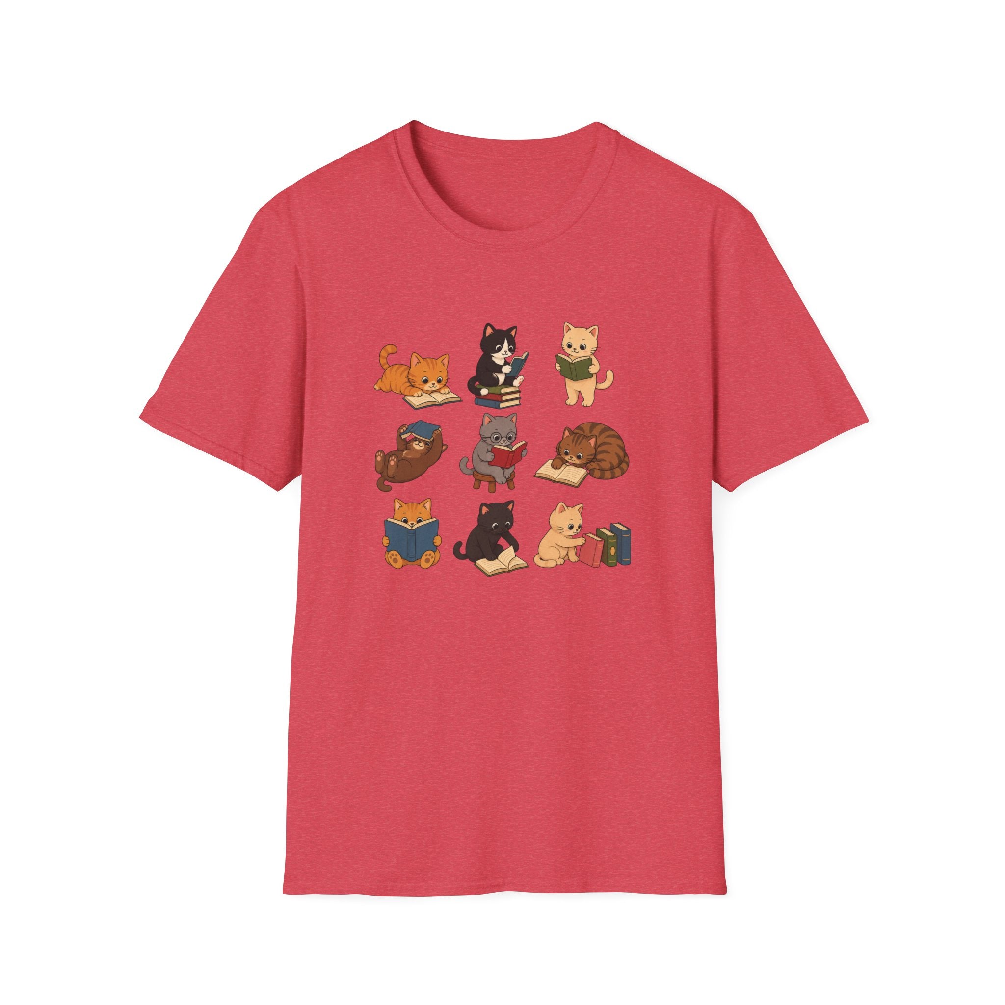 Graphical Design: Reading Cat  T-shirt