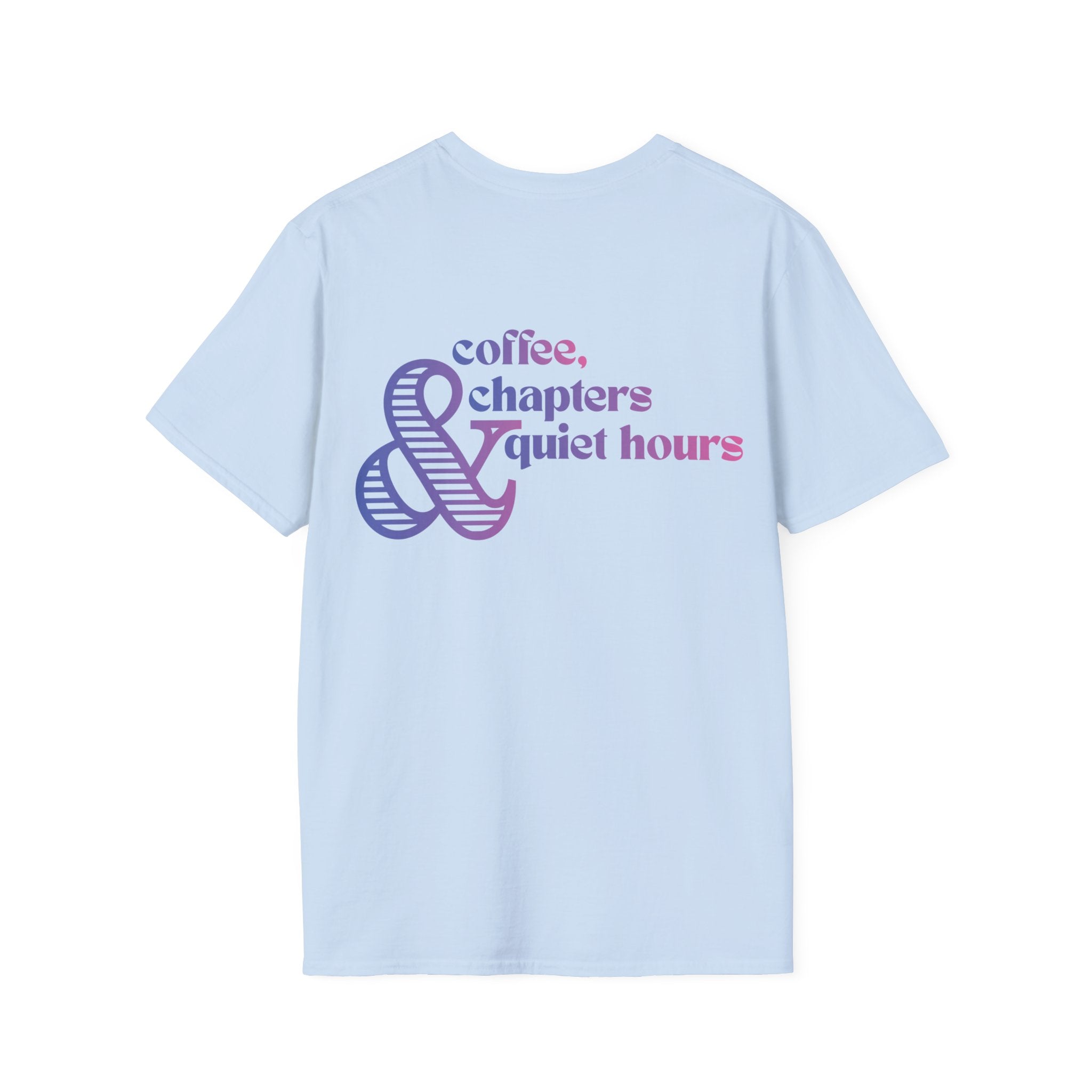 Coffee, Chapter & Quiet Backprint T-shirt