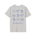 Books before Brunch Backprint T-shirt