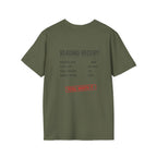 Reading Receipt Backprint T-shirt