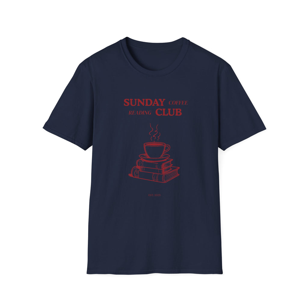 Sunday Coffee Reading Club T-shirt