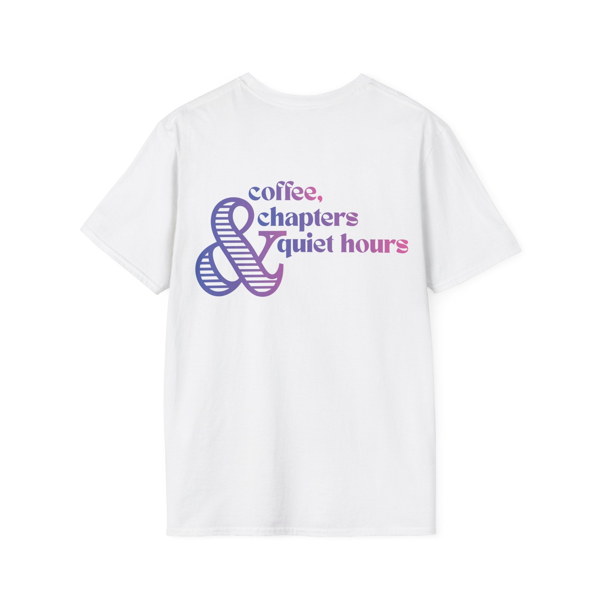 Coffee, Chapter & Quiet Backprint T-shirt