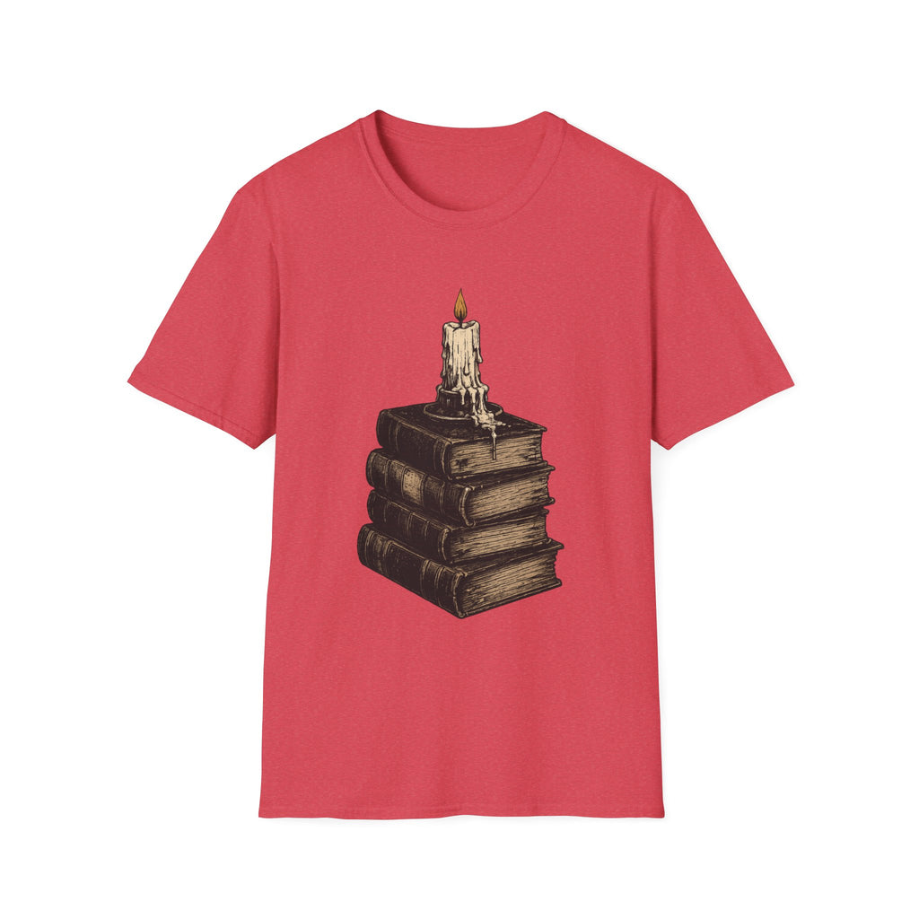 Candle on Books T-shirt