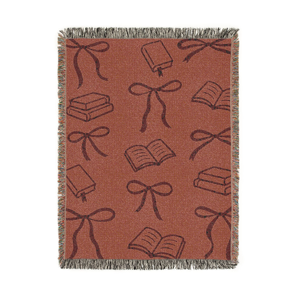 Bows and Books Blanket