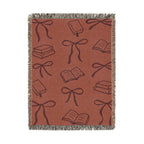 Bows and Books Blanket
