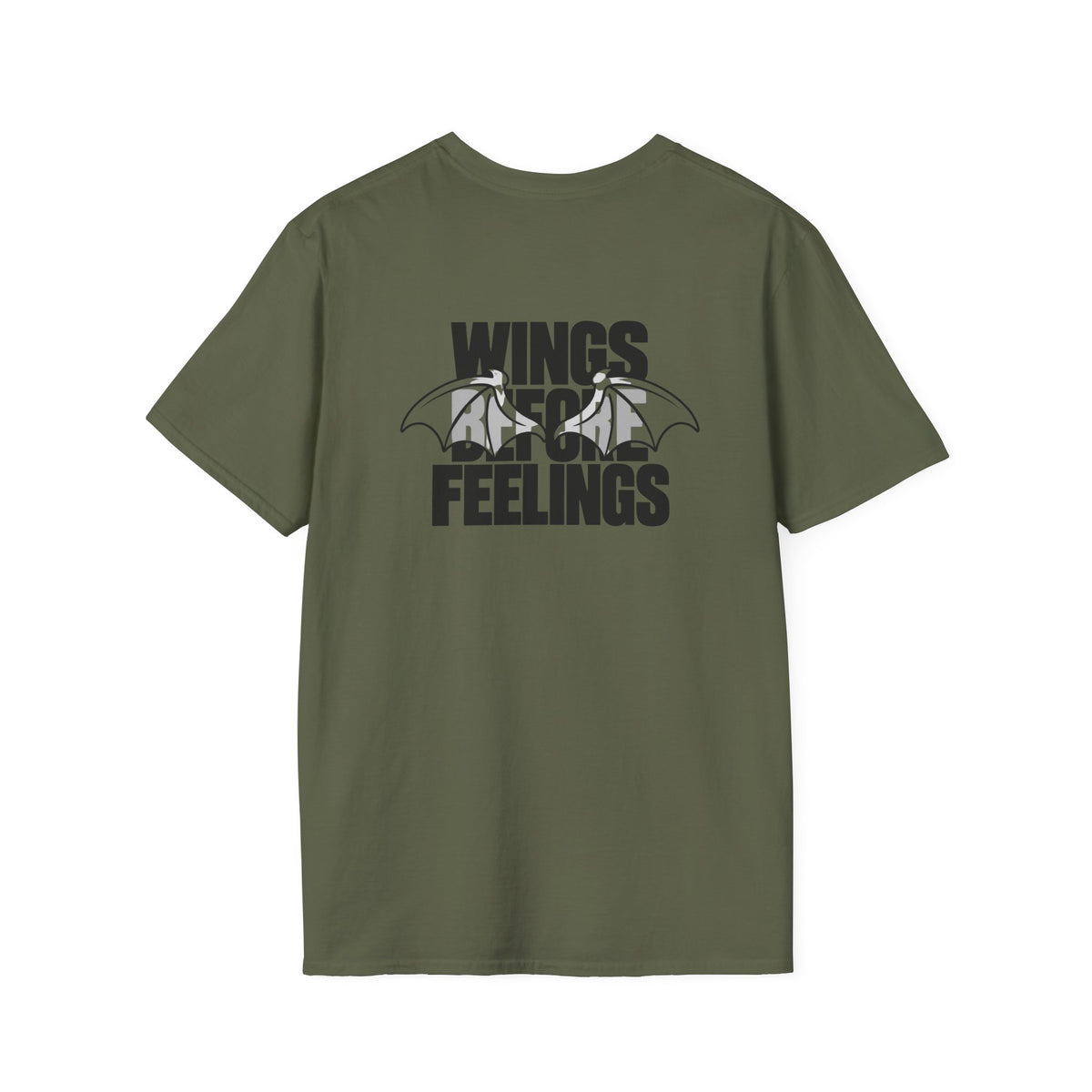 Wings before Feelings Backprint T-shirt
