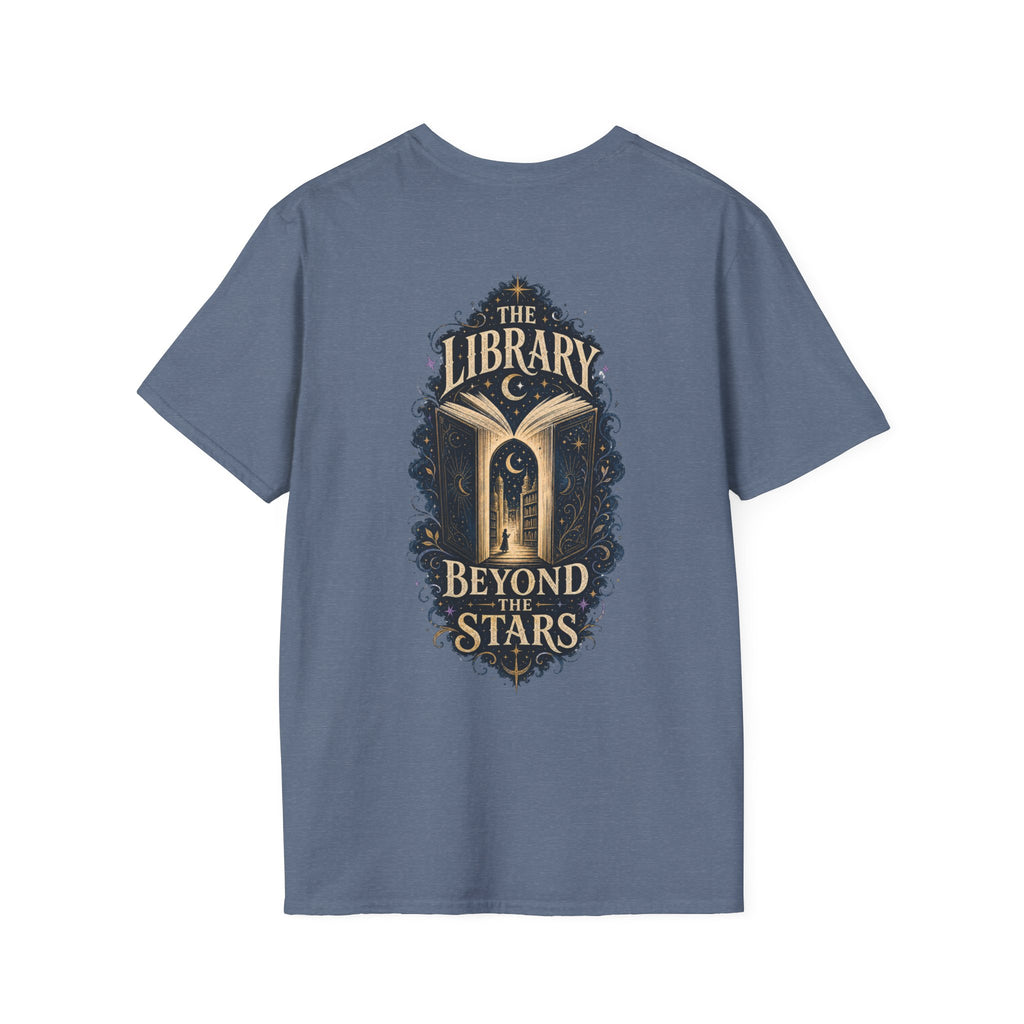Library Beyond Backprint T-shirt