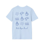 Books before Brunch Backprint T-shirt
