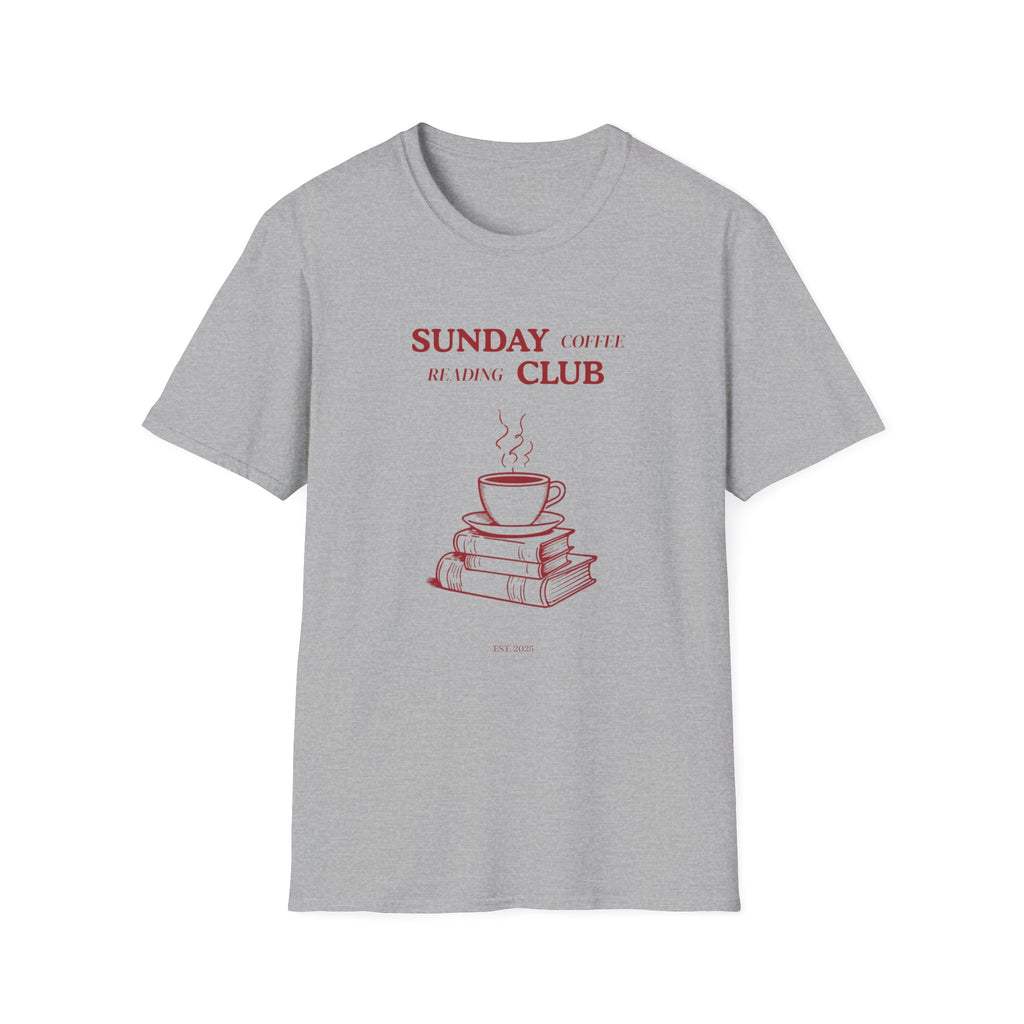 Sunday Coffee Reading Club T-shirt