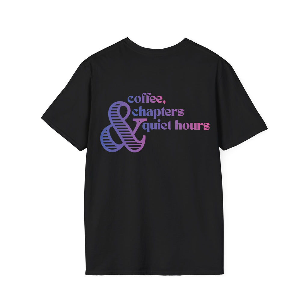 Coffee, Chapter & Quiet Backprint T-shirt