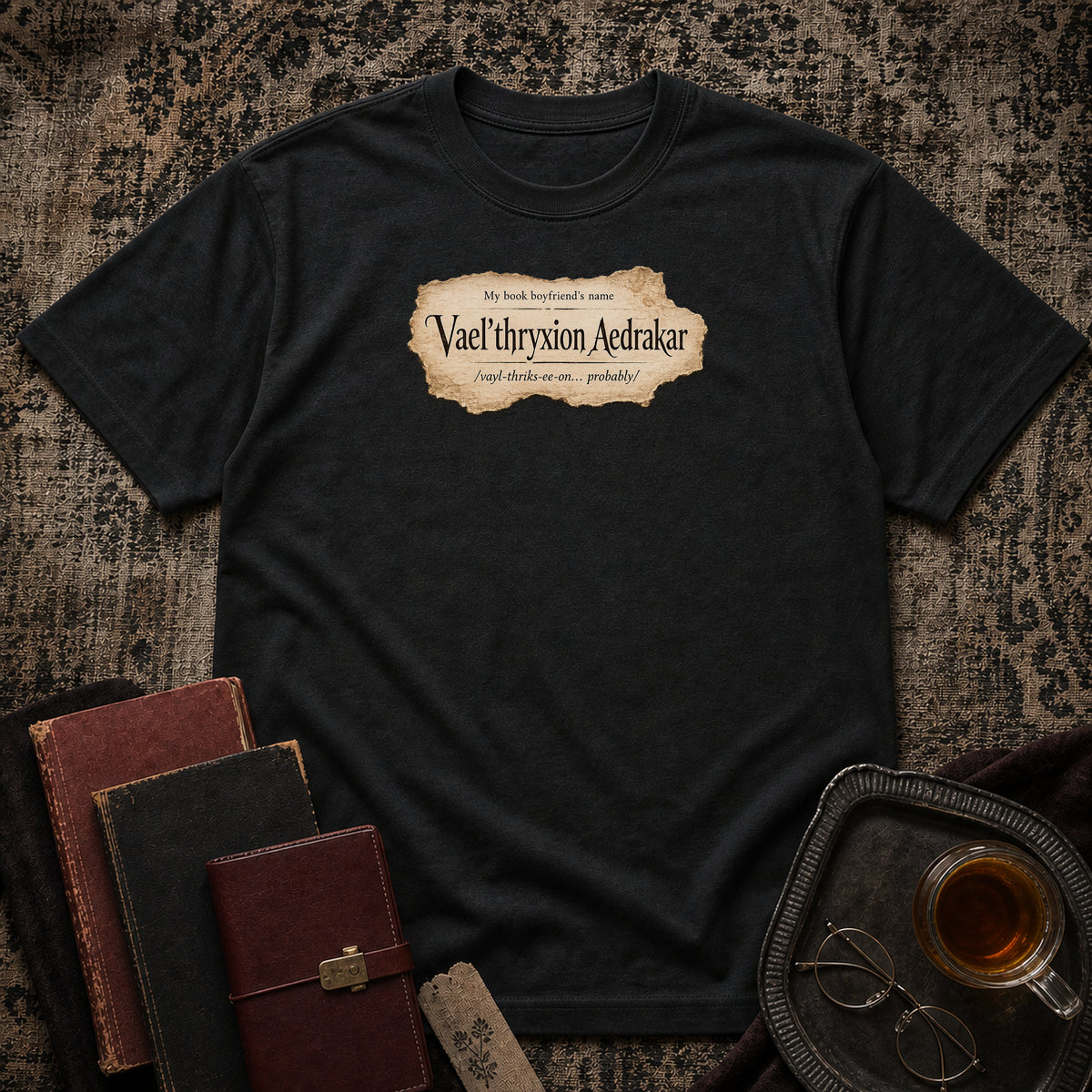 Book Boyfriends Name T-shirt