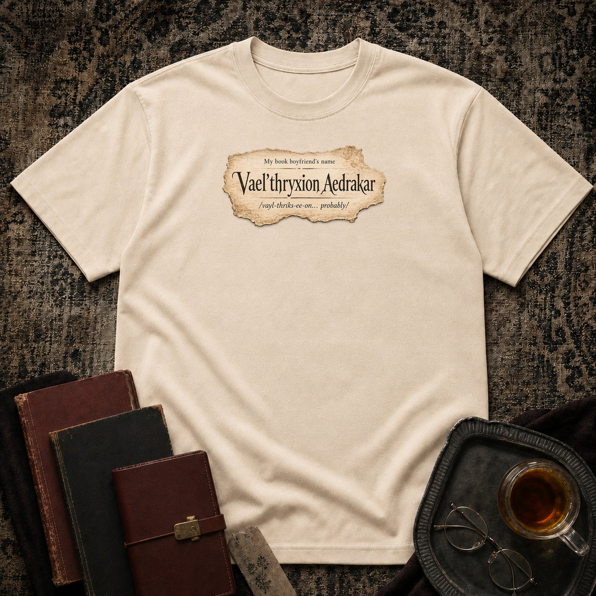 Book Boyfriends Name T-shirt