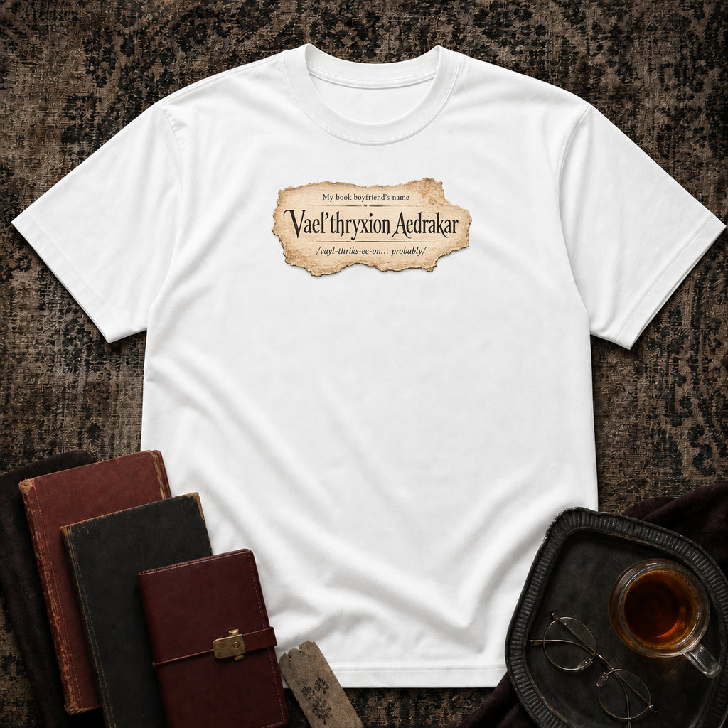 Book Boyfriends Name T-shirt