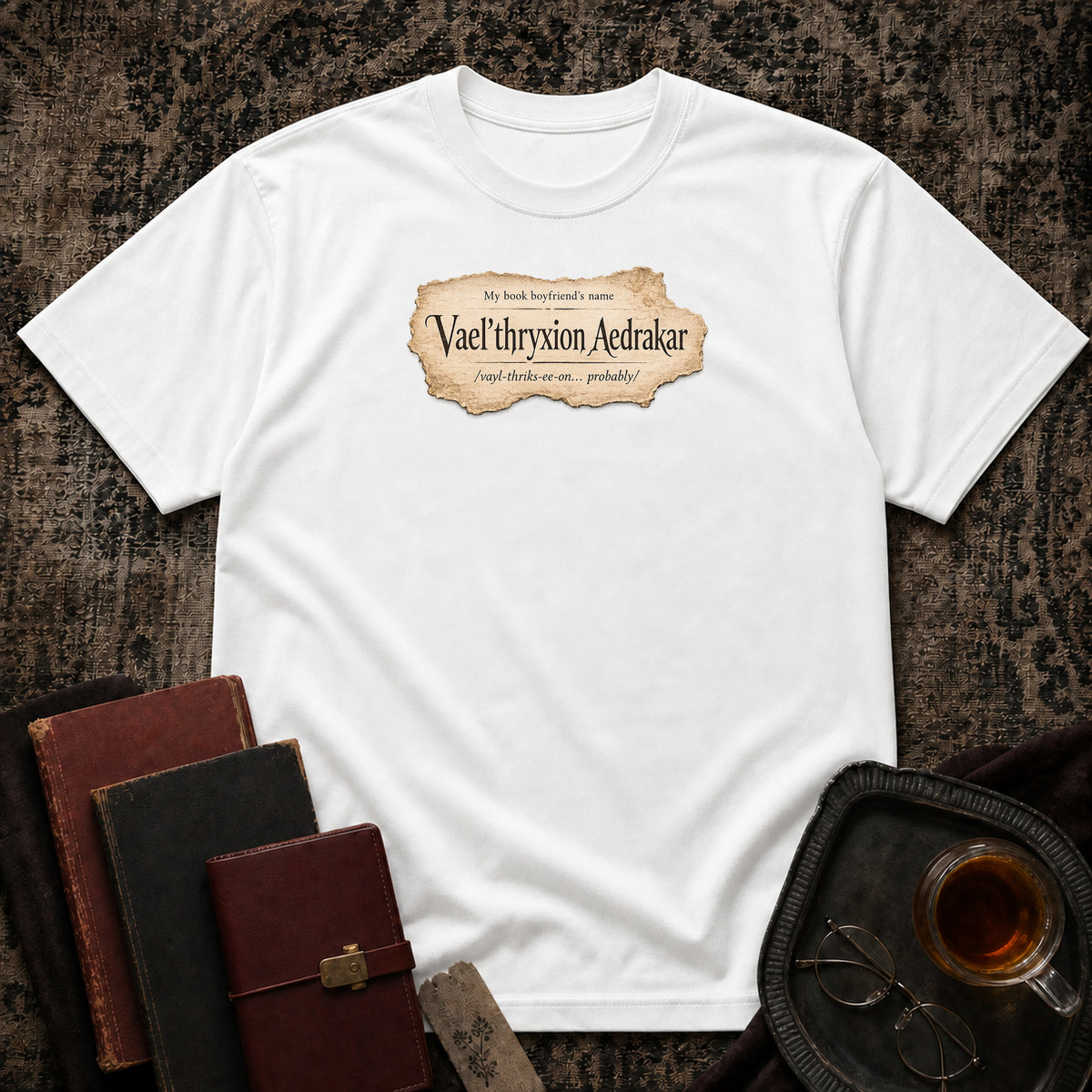Book Boyfriends Name T-shirt