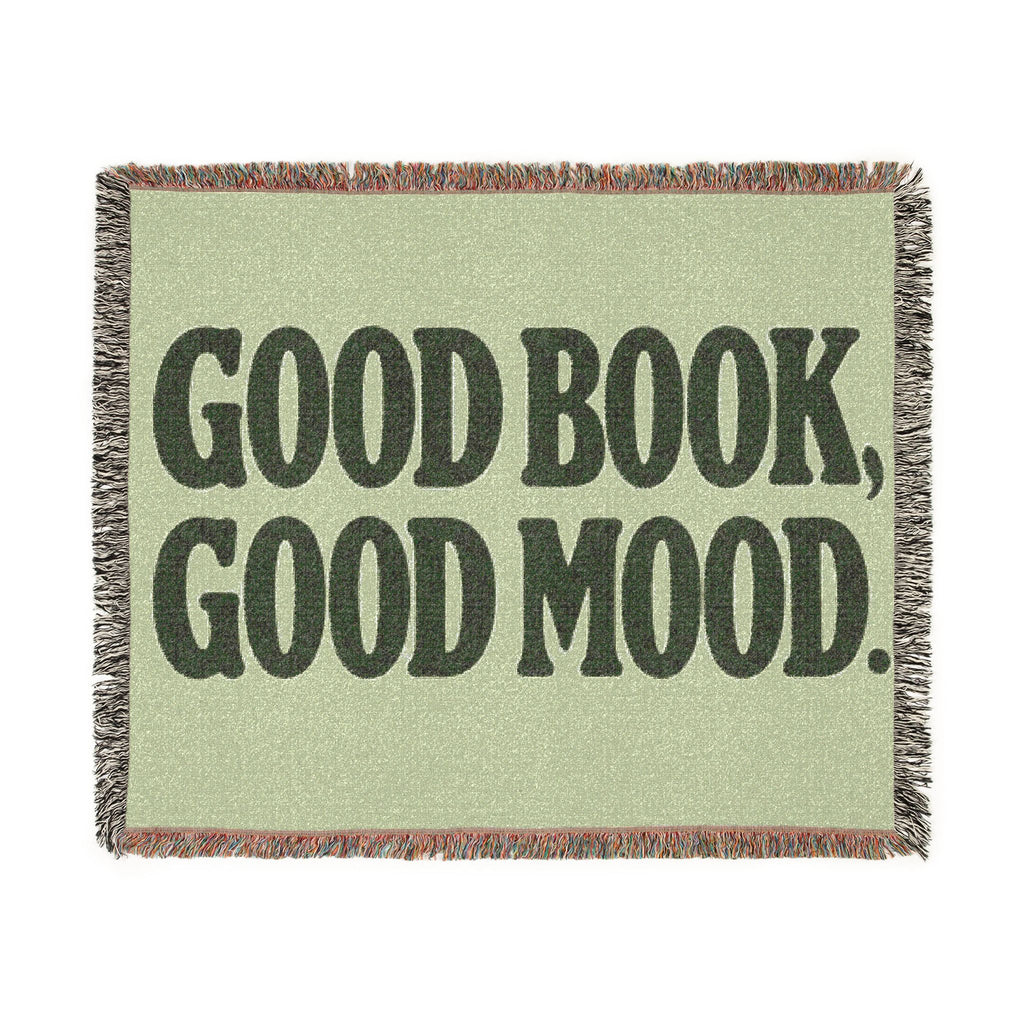 Good Book, Good Mood Blanket