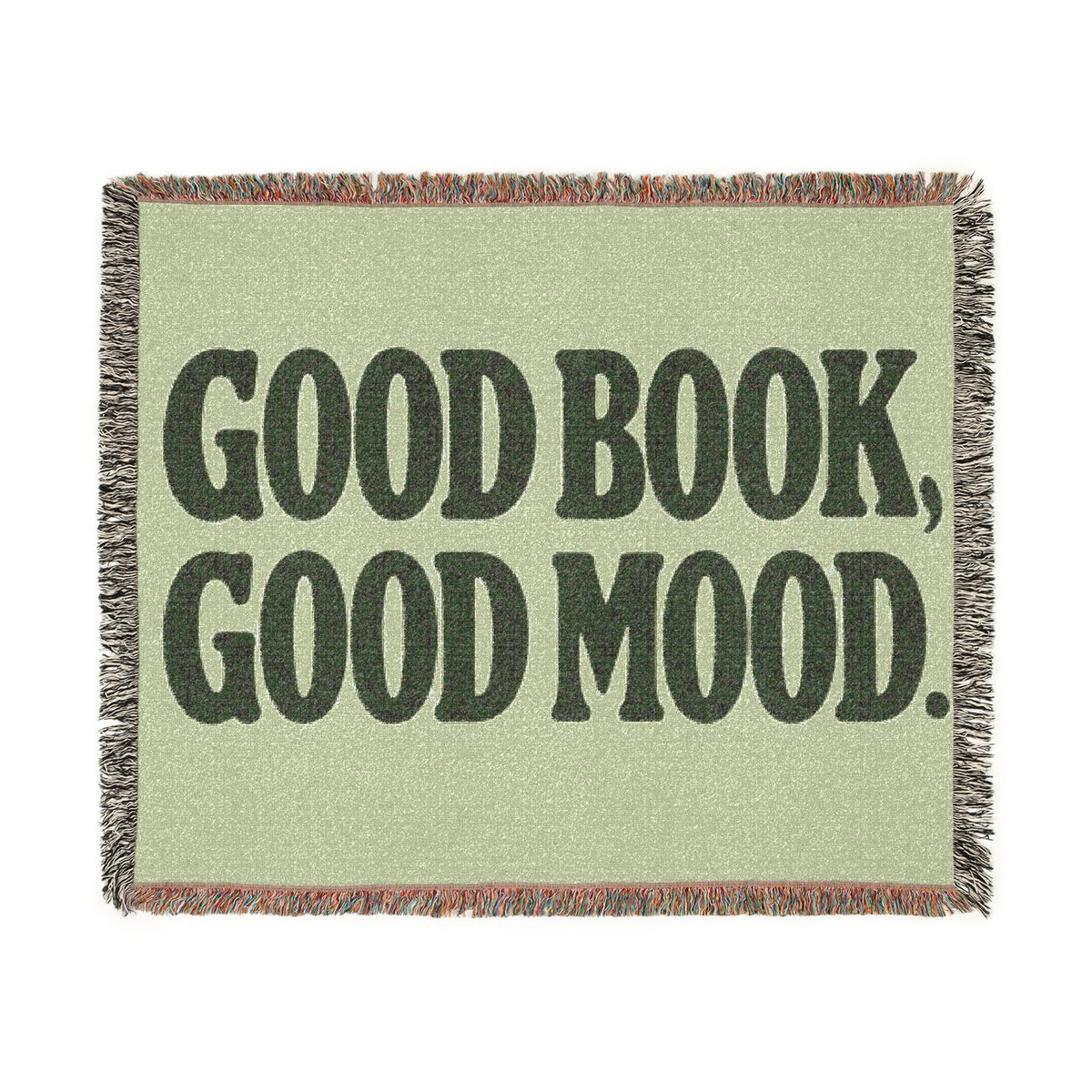 Good Book, Good Mood Blanket