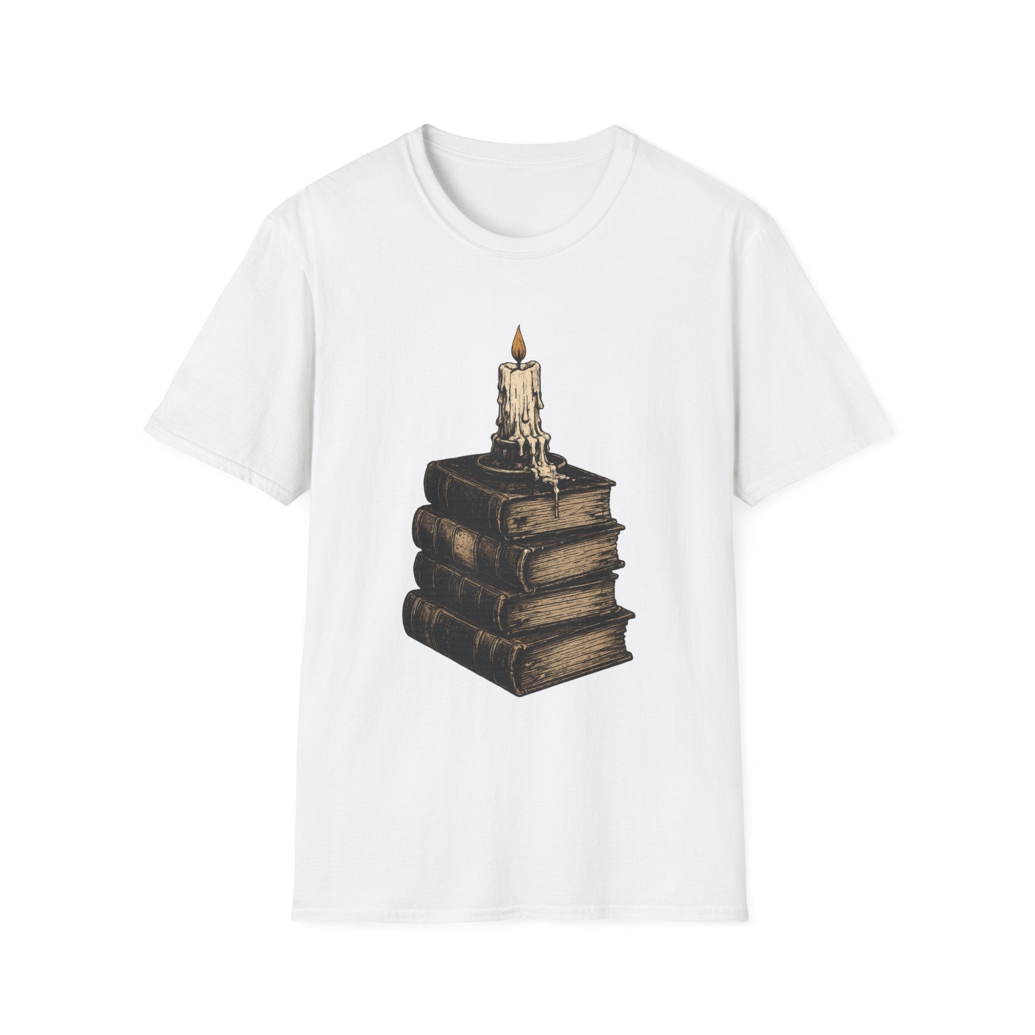 Candle on Books T-shirt
