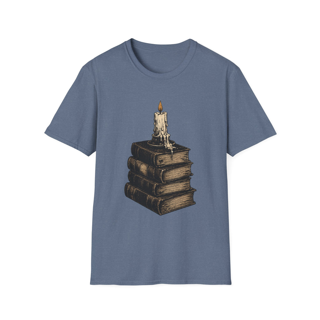 Candle on Books T-shirt