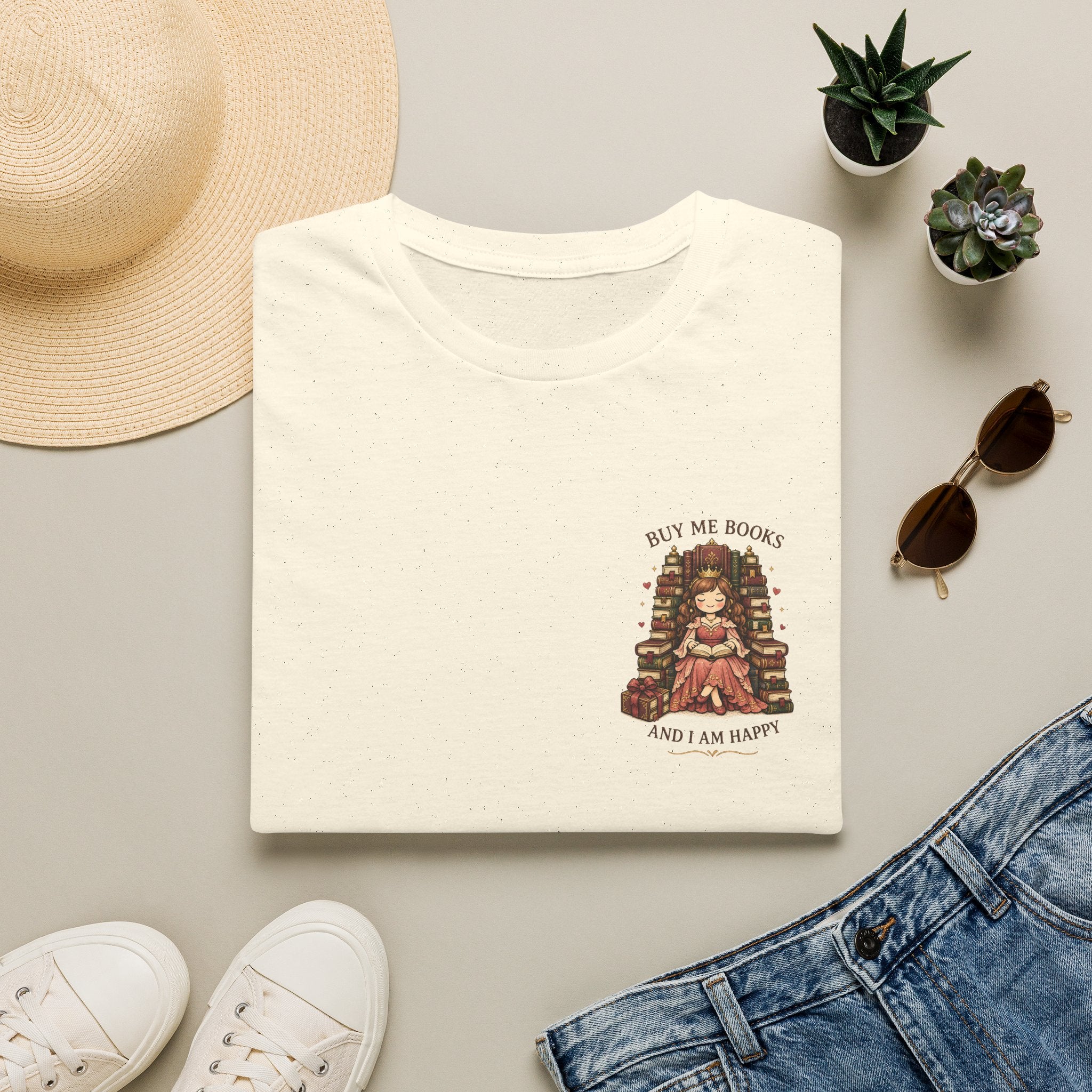 Buy me books and I'm happy T-shirt