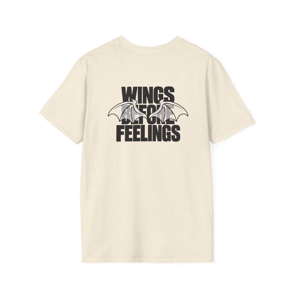 Wings before Feelings Backprint T-shirt