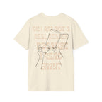 I am not a real reader Backprint T-shirt
