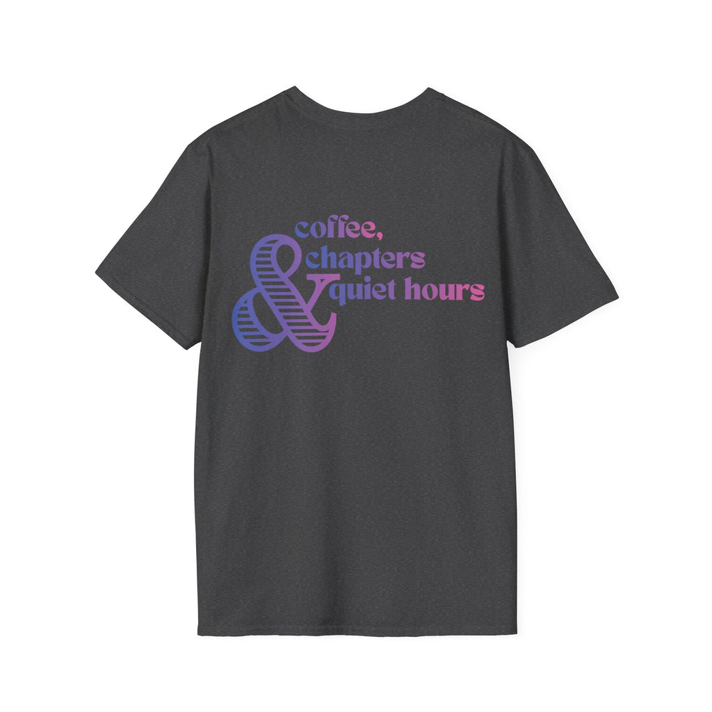 Coffee, Chapter & Quiet Backprint T-shirt