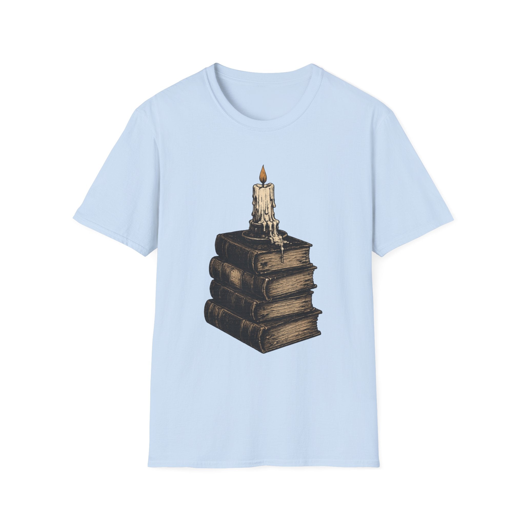 Candle on Books T-shirt