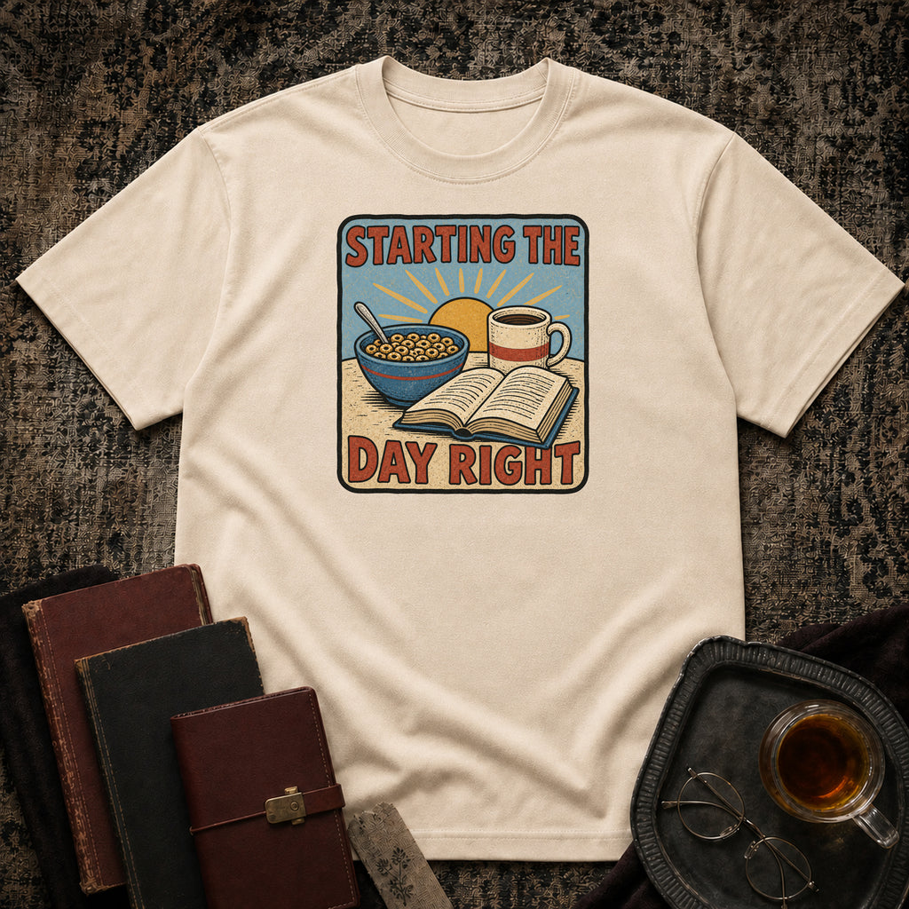 Starting the day right T-shirt