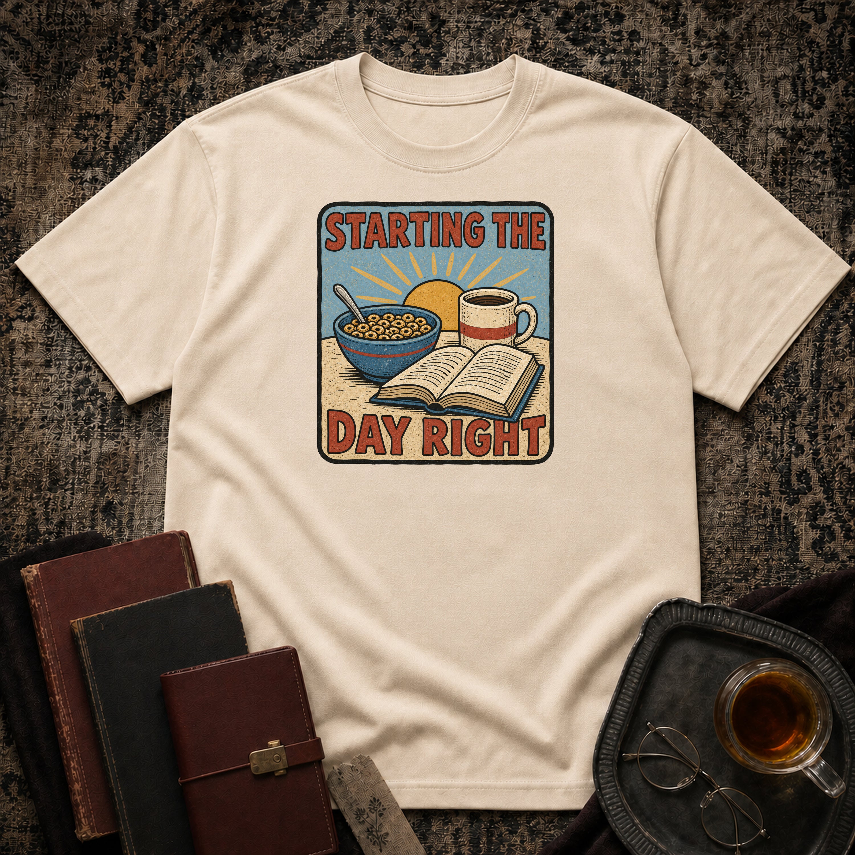 Starting the day right T-shirt