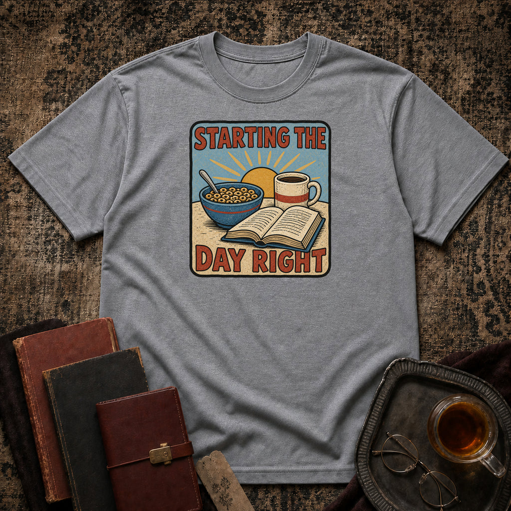 Starting the day right T-shirt