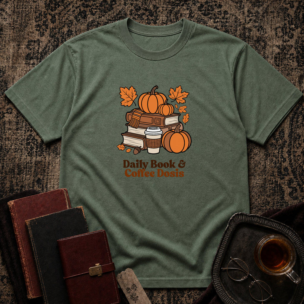 Daily Book & Coffee Dosis T-shirt