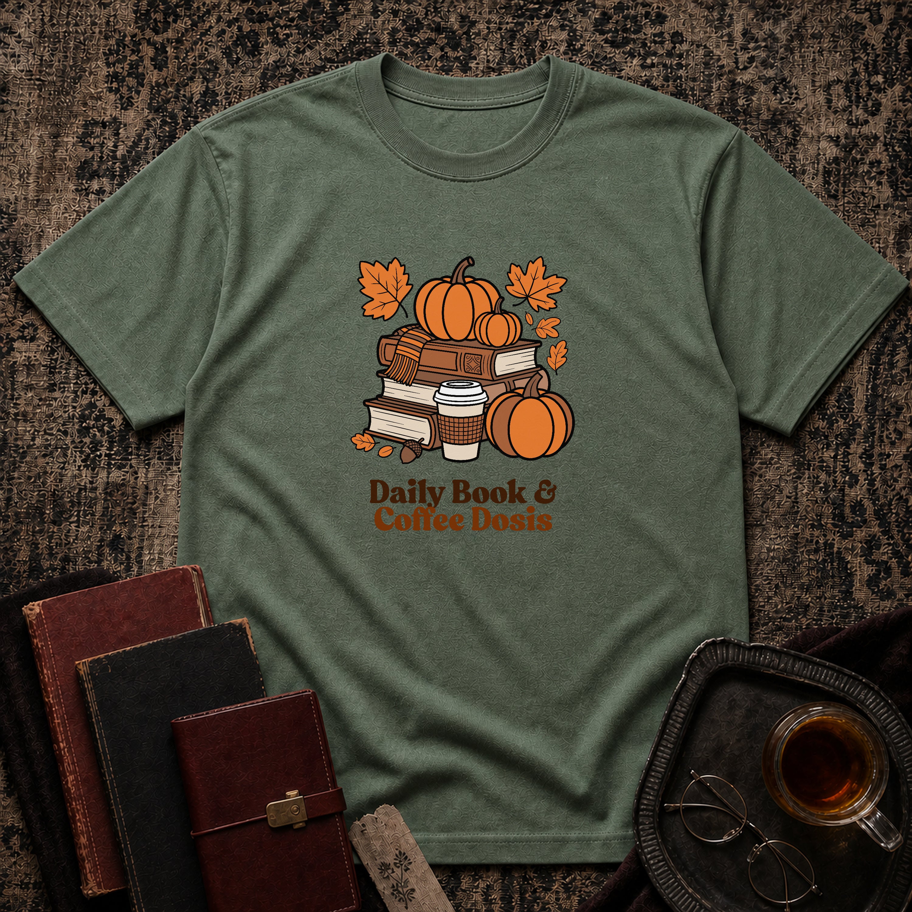 Daily Book & Coffee Dosis T-shirt