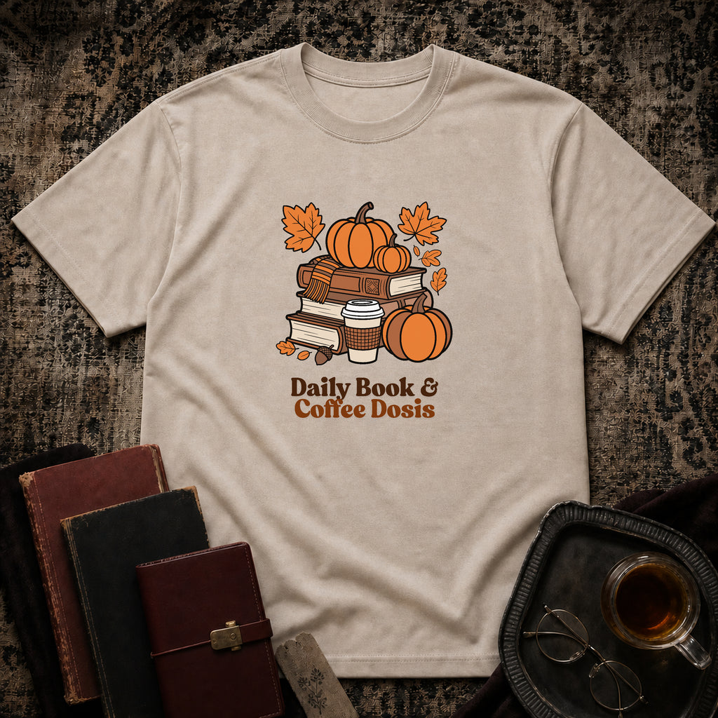 Daily Book & Coffee Dosis T-shirt