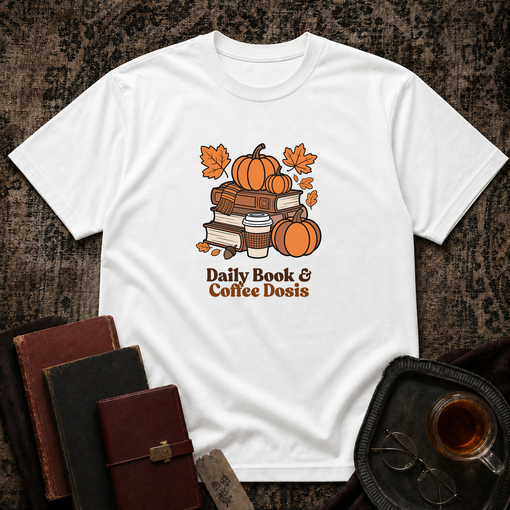 Daily Book & Coffee Dosis T-shirt