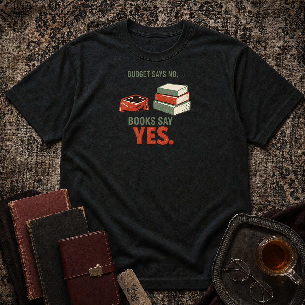 No Budget More Books T-shirt