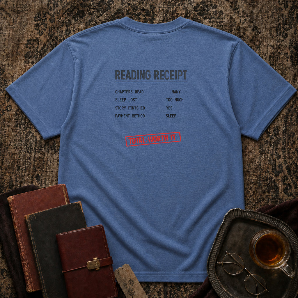 Reading Receipt Backprint T-shirt