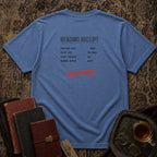 Reading Receipt Backprint T-shirt