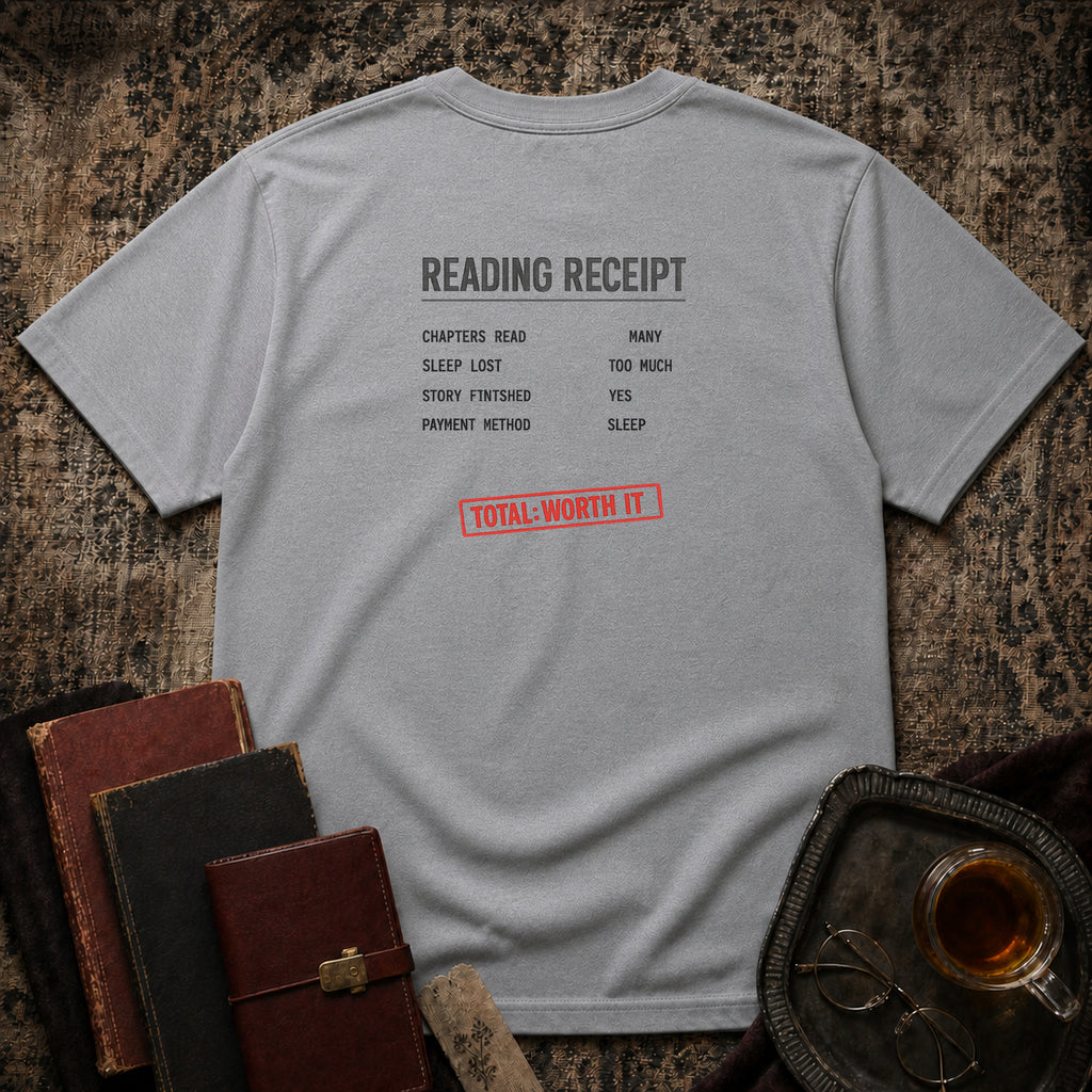 Reading Receipt Backprint T-shirt