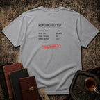 Reading Receipt Backprint T-shirt