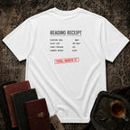 Reading Receipt Backprint T-shirt