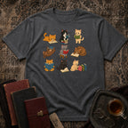 Reading Cats T-shirt