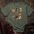 Reading Cats T-shirt