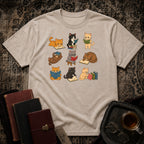Reading Cats T-shirt