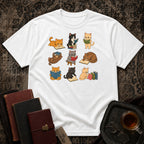 Reading Cats T-shirt