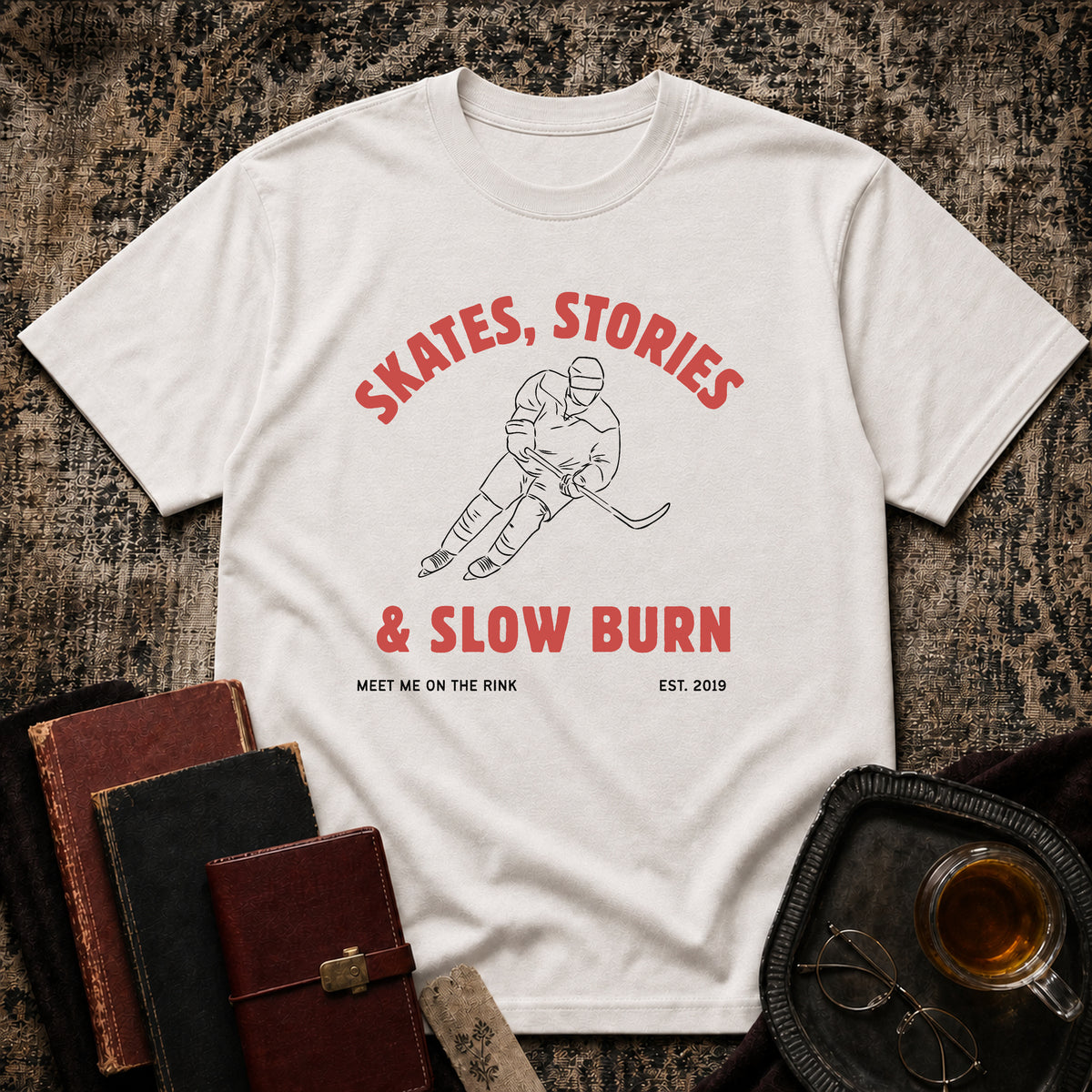 Skates, Stories & Slow Burn T-shirt