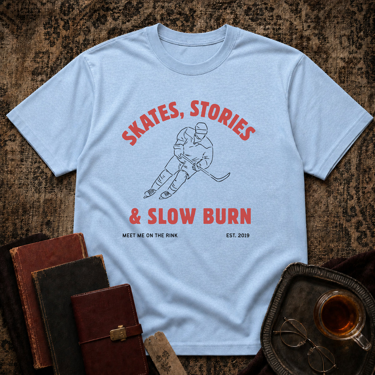 Skates, Stories & Slow Burn T-shirt