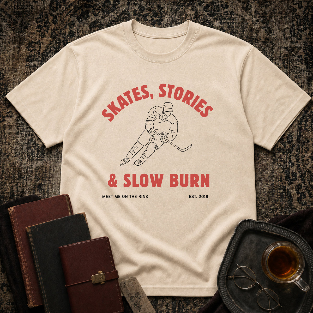 Skates, Stories & Slow Burn T-shirt