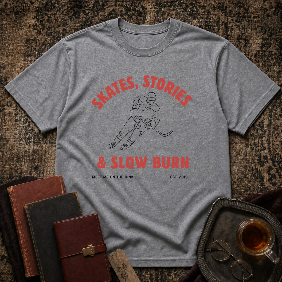 Skates, Stories & Slow Burn T-shirt